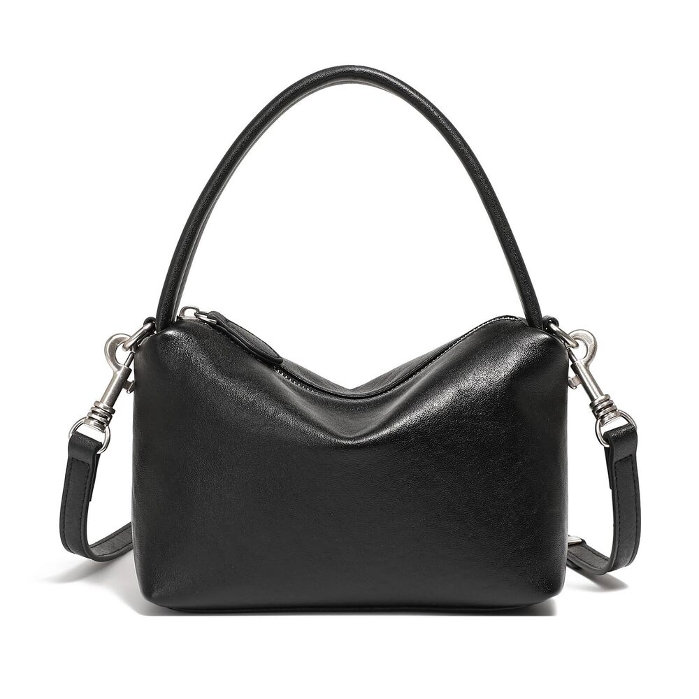 1620 Leather Shoulder Bag, Crossbody Bags , Top Handle Handbag, Small Hobo